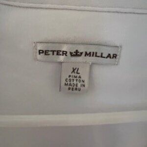 Peter Millar Men's White Quarter Zip